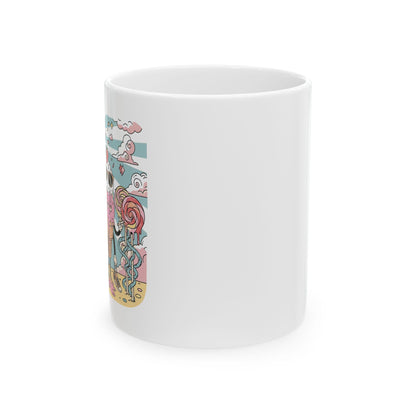Fun Character Ceramic Coffee Mug