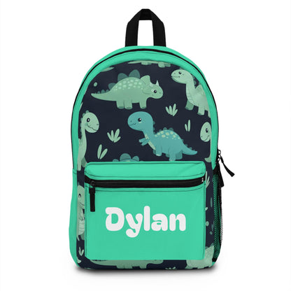 Dino-Themed Personalized Backpack for Kids
