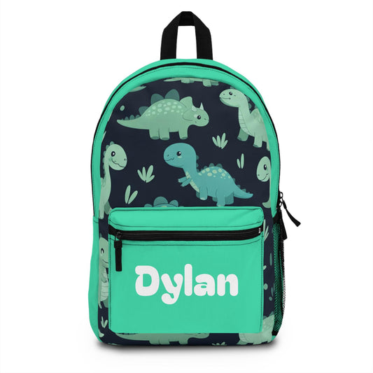 Dino-Themed Personalized Backpack for Kids